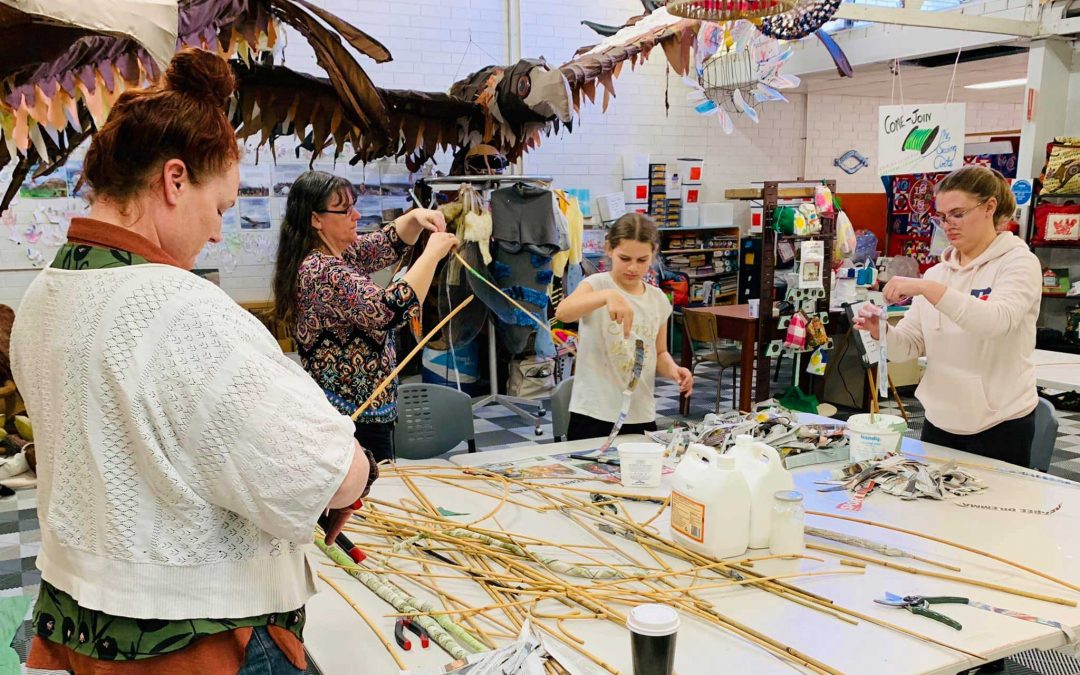 Flowers & Feathers Community Sculpture Project 2020