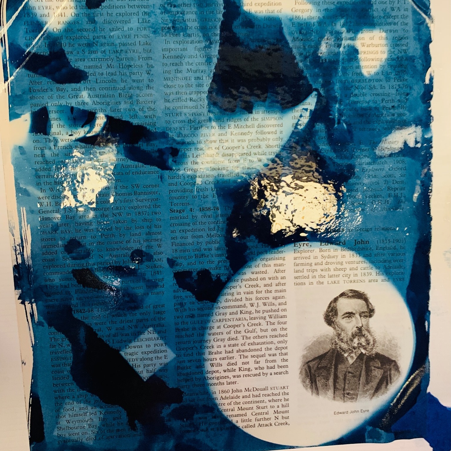 Act-Belong-Commit Art for Mindfulness Cyanotype Printmaking Readers and Writers Esperance