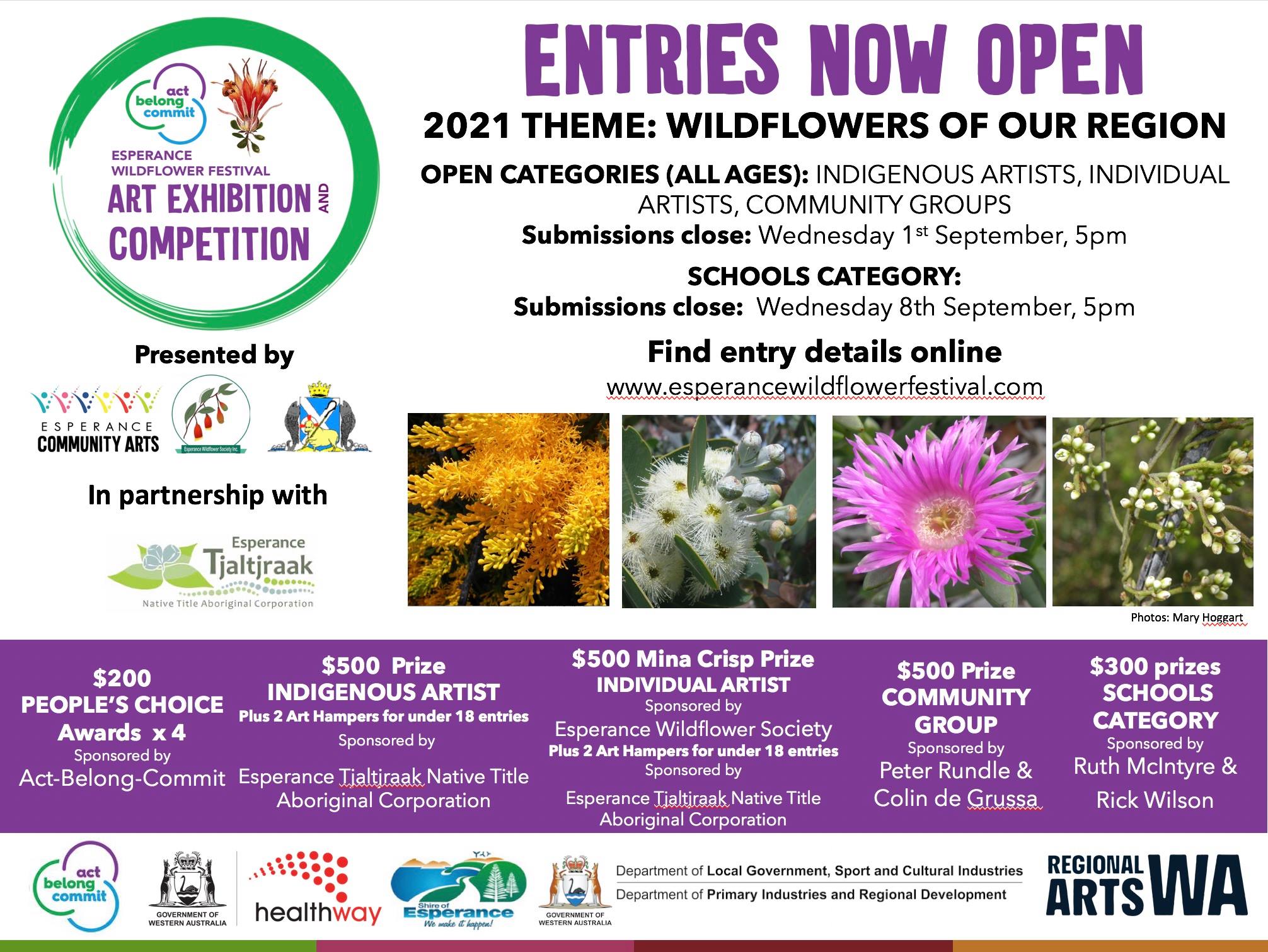 2021 Act-Belong-Commit Esperance Wildflower Festival Art Exhibition and Competition